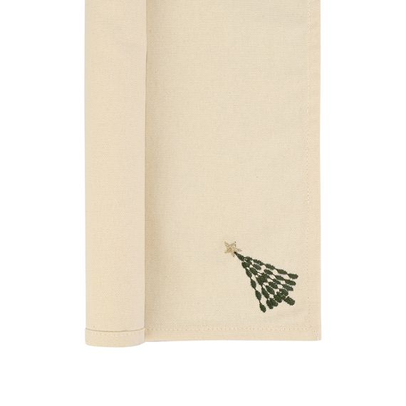 Салфетка сервировочная Frozen pines из коллекции New Year Essential, 45х45 см, Tkano, изображение 4