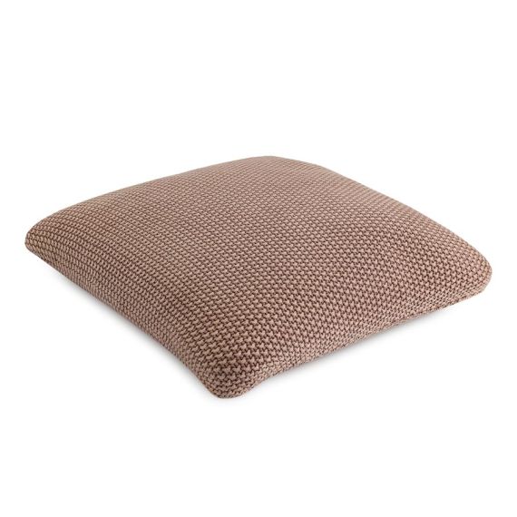 Подушка декоративная из стираного хлопка цвета мокко из коллекции Essential, 45х45 см, Tkano, изображение 3