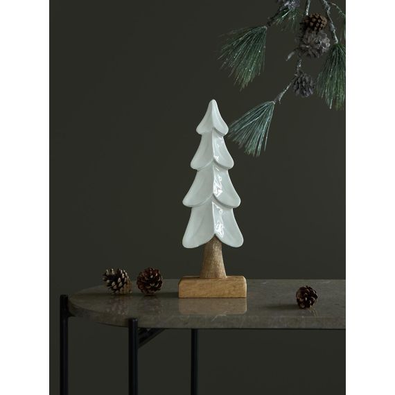 Декор новогодний Snowy tree из коллекции New Year Essential, 30 см, Tkano, изображение 3