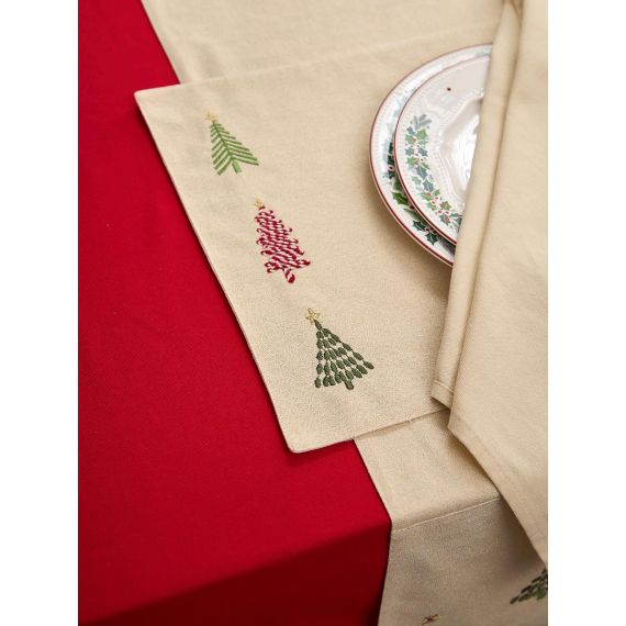 Салфетка под приборы Frozen pines из коллекции New Year Essential, 33х48 см, Tkano, изображение 3
