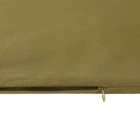 Комплект постельного белья из премиального сатина оливкового цвета из коллекции Essential, 150х200 с, Tkano, изображение 5