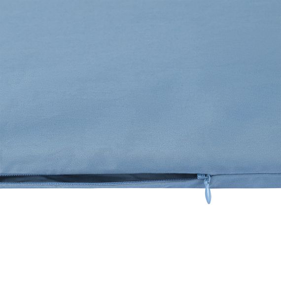 Комплект постельного белья из премиального сатина джинсово-синего цвета из коллекции Essential, 200х, Tkano, изображение 5