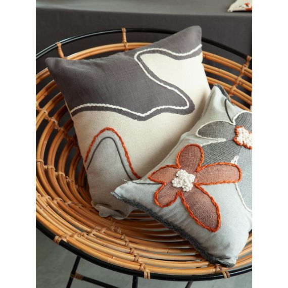 Чехол на подушку Flowing stone из коллекции Ethnic, 45х45 см, Tkano, изображение 3