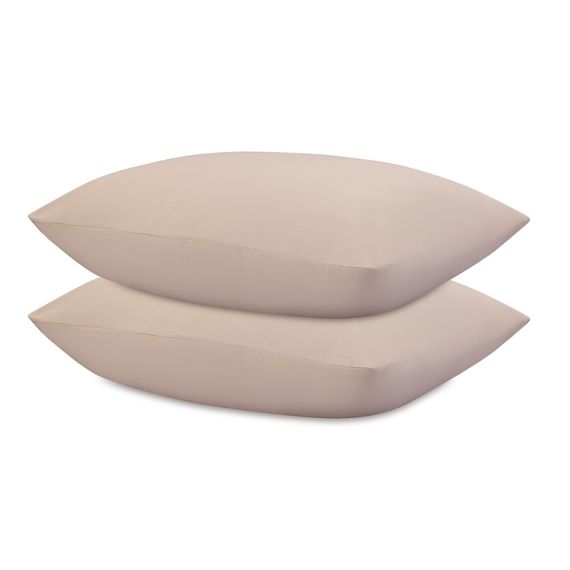 Комплект постельного белья из премиального сатина бежевого цвета из коллекции Essential, 150х200 см, Tkano, изображение 2