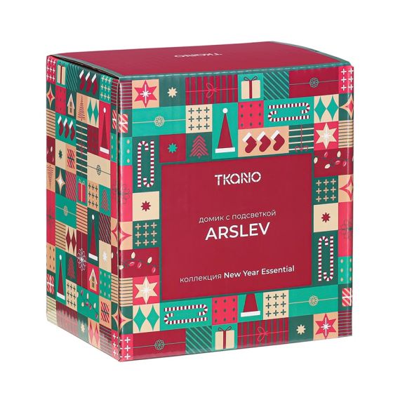 Домик с подсветкой Arslev из коллекции New Year Essential, 11 см, Tkano, изображение 5