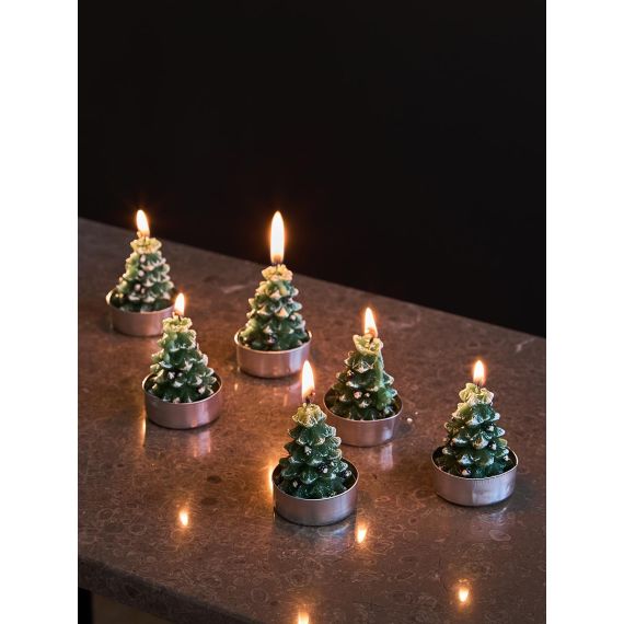 Набор декоративных свечей Enchanted woods из коллекции New Year Essential, 6 шт., Tkano, изображение 2