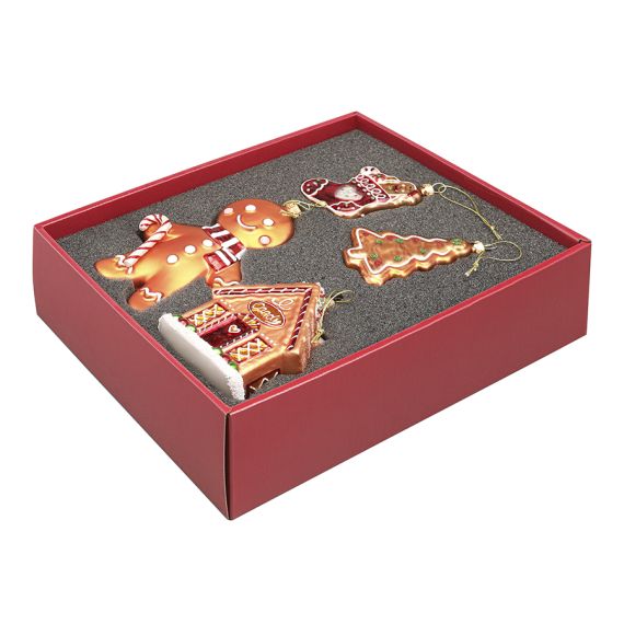 Набор ёлочных украшений Ginger celebration из коллекции New Year Essential, 4 шт., Tkano, изображение 13