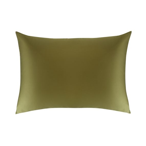 Набор наволочек из премиального сатина оливкового цвета из коллекции Essential, 50х70 см, Tkano, изображение 2