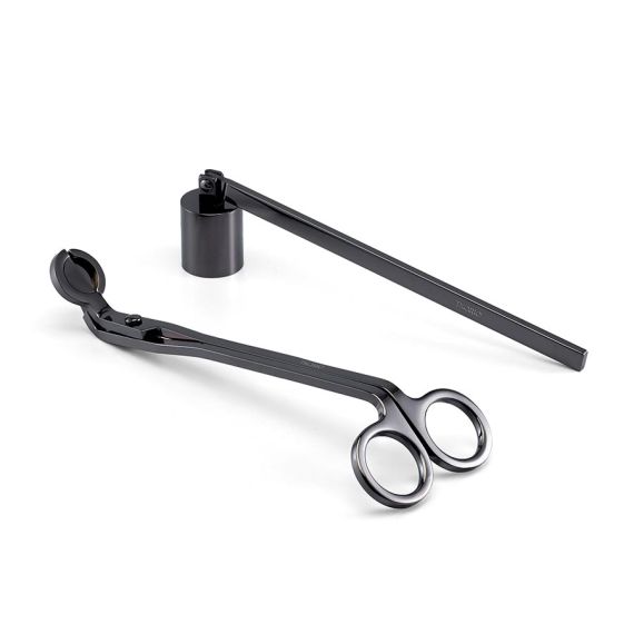 Набор аксессуаров для свечей графитового цвета из коллекции Essential, Tkano