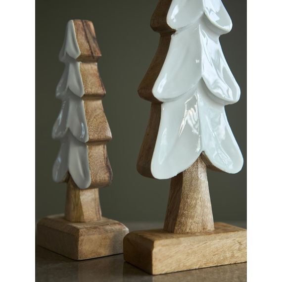 Декор новогодний Snowy tree из коллекции New Year Essential, 20 см, Tkano, изображение 4