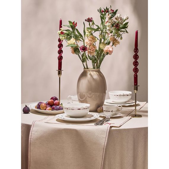 Набор из двух свечей бордового цвета из коллекции Essential, 35 см, Tkano, изображение 2