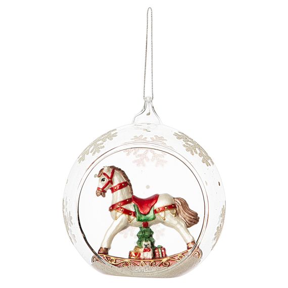 Ёлочная игрушка Festive Horse из коллекции New Year Essential, Tkano