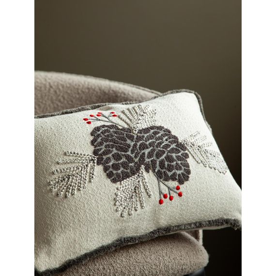 Чехол на подушку Frosted cones из коллекции New Year Essential, 30х45 см, Tkano, изображение 3