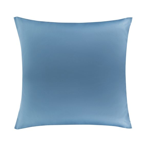 Набор наволочек из премиального сатина джинсово-синего цвета из коллекции Essential, 70х70 см, Tkano, изображение 2