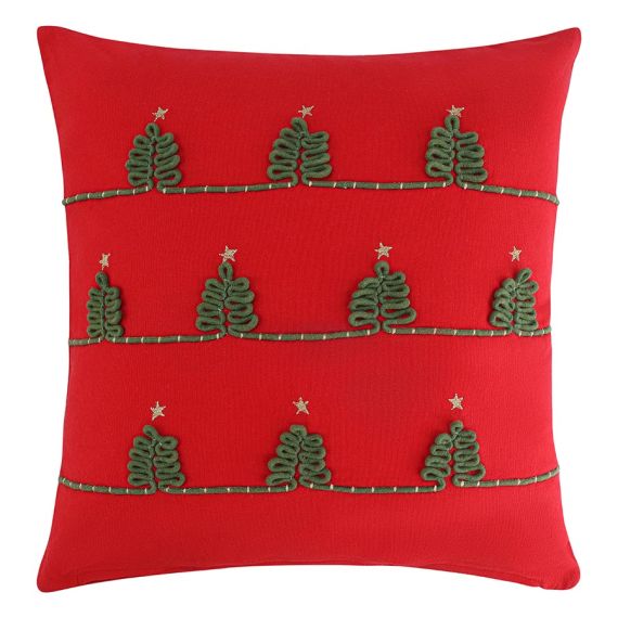 Чехол на подушку Christmas forest из коллекции New Year Essential, 45х45 см, Tkano