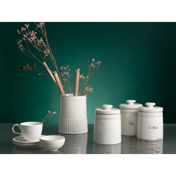 Банка для хранения белого цвета из коллекции Kitchen Spirit, 820 мл, Tkano, изображение 2