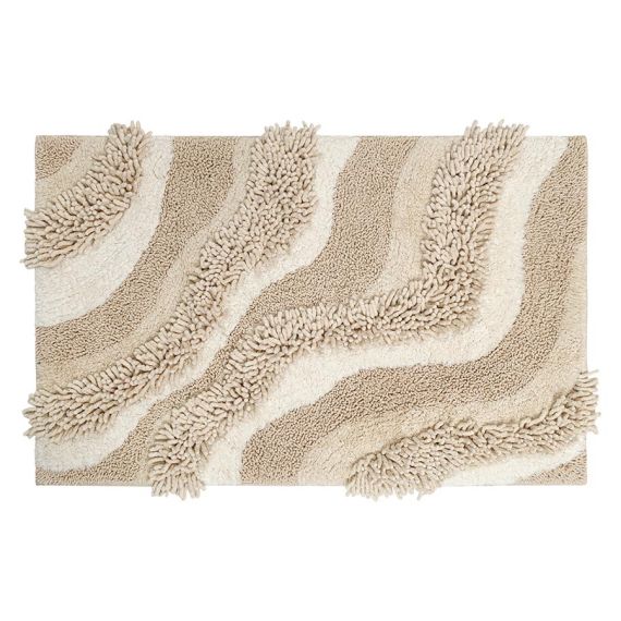 Коврик для ванной Sands бежевого цвета из коллекции Ethnic, Tkano