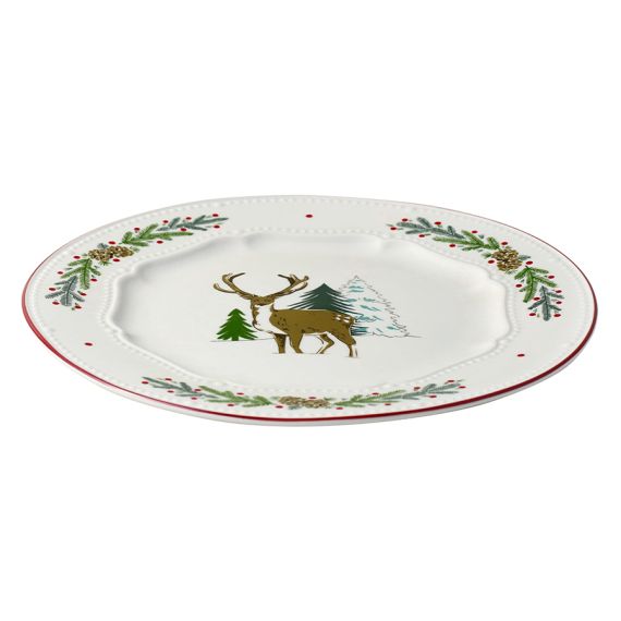 Набор из четырех тарелок Nordic winter из коллекции New Year Essential, ?23 см, Tkano, изображение 8
