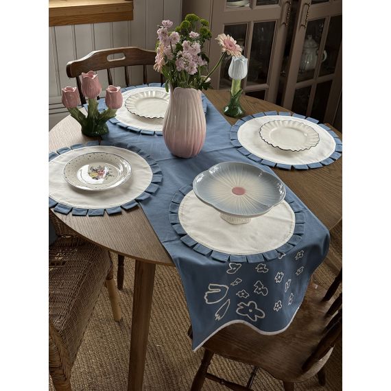 Дорожка на стол Незабудки из коллекции Ethnic, 45х150 см, Tkano, изображение 3