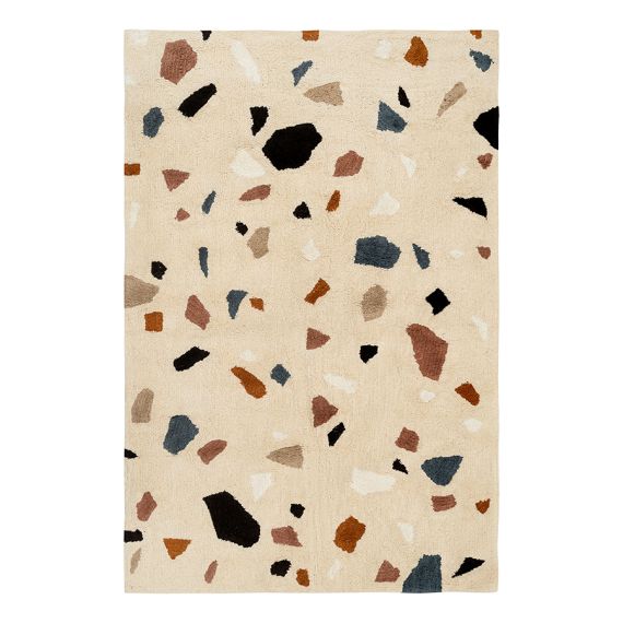 Ковер из хлопка Terrazzo Poetry из коллекции Ethnic, 120х180 см, Tkano