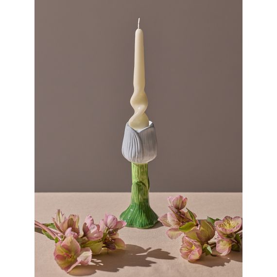 Подсвечник Floret голубого цвета из коллекции Blossom, 20 см, Tkano, изображение 7