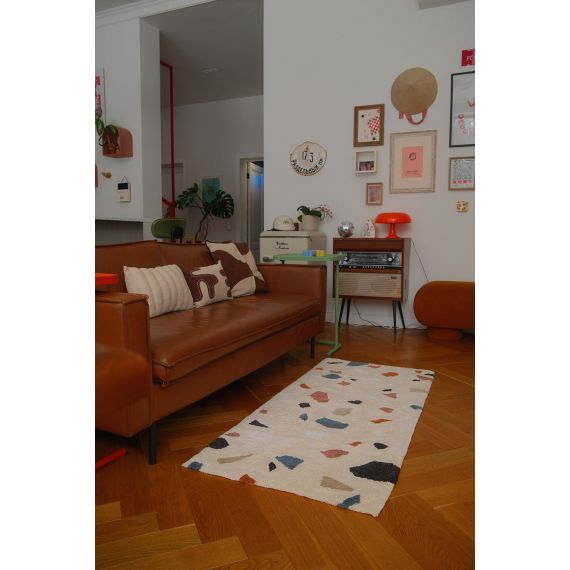 Ковер из хлопка Terrazzo Poetry из коллекции Ethnic, 70х160 см, Tkano, изображение 5