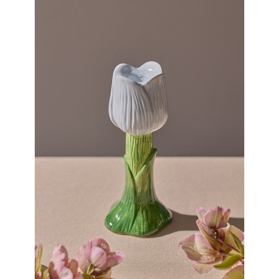 Подсвечник Floret голубого цвета из коллекции Blossom, 20 см, Tkano, изображение 8