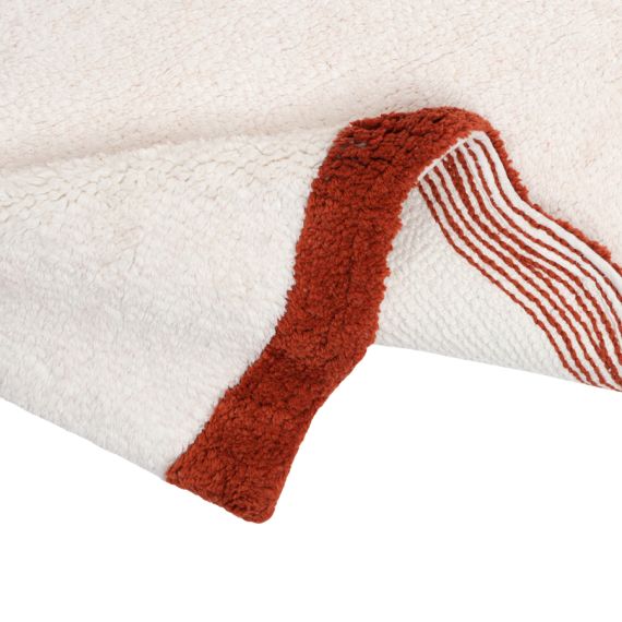 Коврик для ванной с кантом терракотового цвета из коллекции Trendy Ruffles, 50x80 см, Tkano, изображение 6