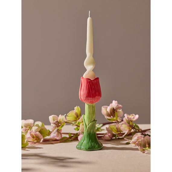 Подсвечник Floret красного цвета из коллекции Blossom, 18 см, Tkano, изображение 3