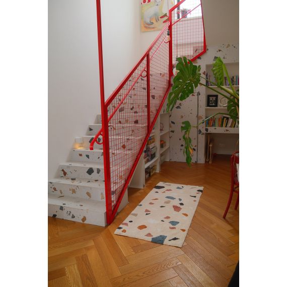 Ковер из хлопка Terrazzo Poetry из коллекции Ethnic, 70х160 см, Tkano, изображение 8