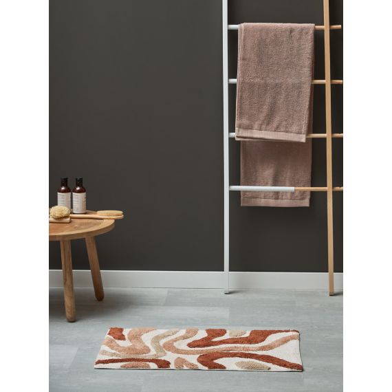 Коврик для ванной Flow терракотового цвета из коллекции Ethnic, Tkano, изображение 2