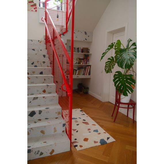 Ковер из хлопка Terrazzo Poetry из коллекции Ethnic, 70х160 см, Tkano, изображение 7