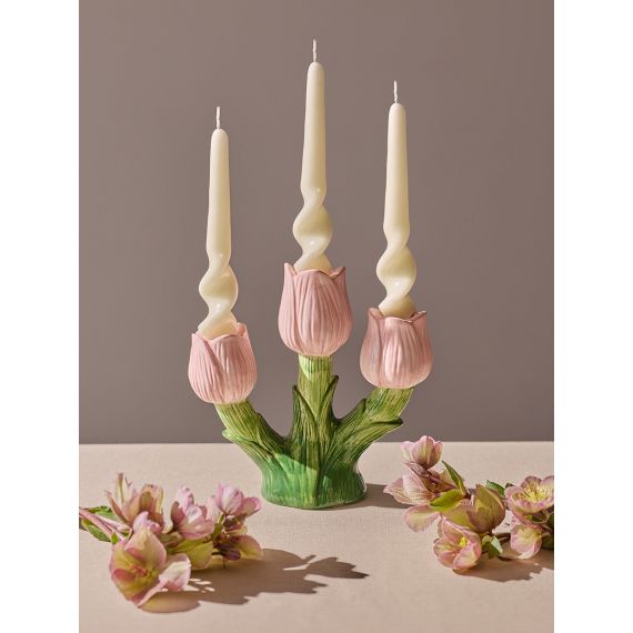 Подсвечник Floret для трех свечей из коллекции Blossom, 20 см, Tkano, изображение 8