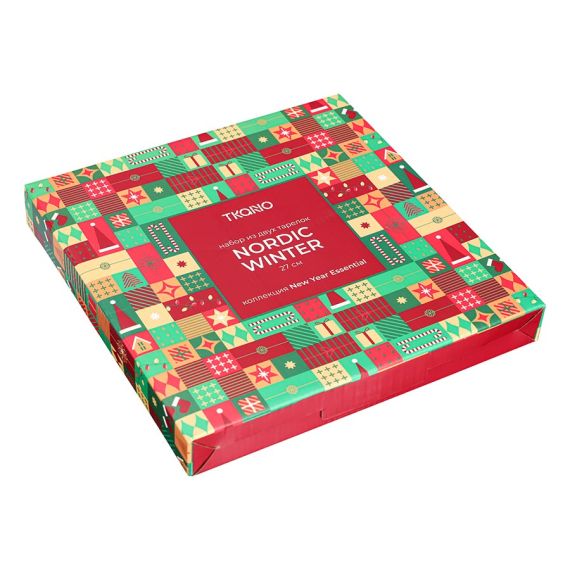 Набор из двух тарелок Nordic winter из коллекции New Year Essential, ?26,5 см, Tkano, изображение 7