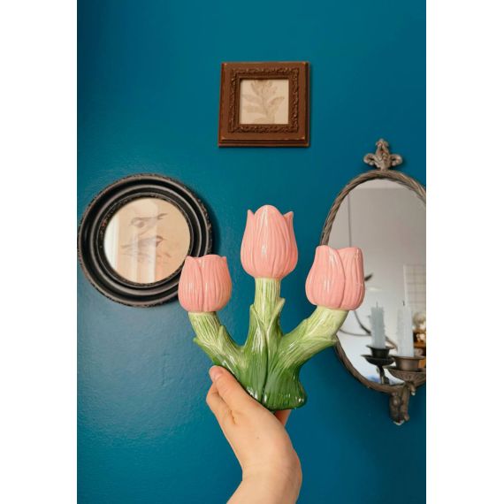 Подсвечник Floret для трех свечей из коллекции Blossom, 20 см, Tkano, изображение 14