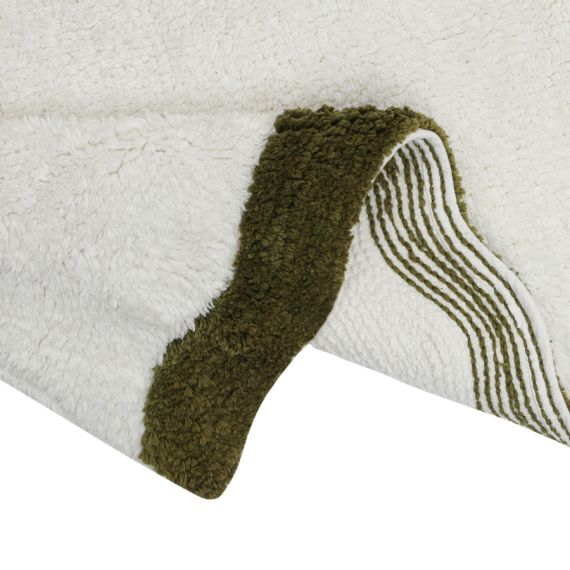 Коврик для ванной с кантом оливкового цвета из коллекции Trendy Ruffles, 50x80 см, Tkano, изображение 6