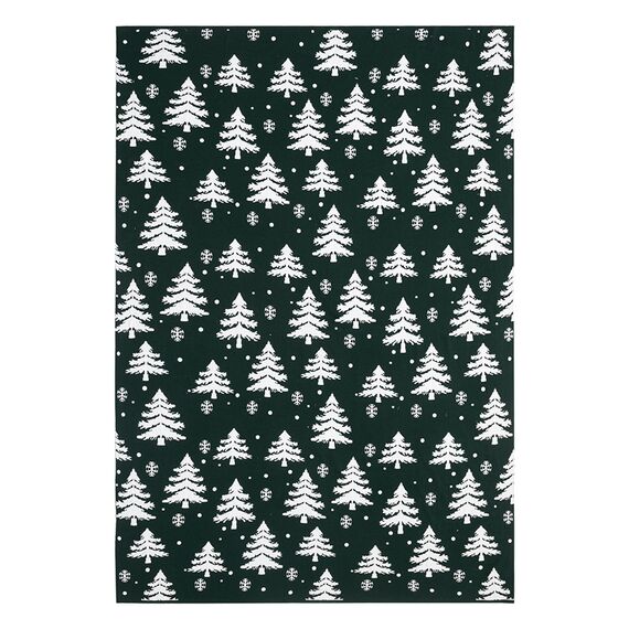 Плед вязаный с новогодним рисунком Морозный Лесиз коллекции New Year Essential,130х180 см, Tkano, изображение 2