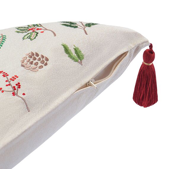 Подушка декоративная Зимняя песня из коллекции New Year Essentiall, 45x45см, Tkano, изображение 4