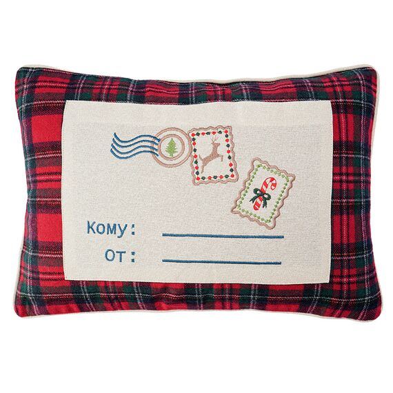 Подушка декоративная Зимняя почта из коллекции New Year Essential, 30x45см, Tkano