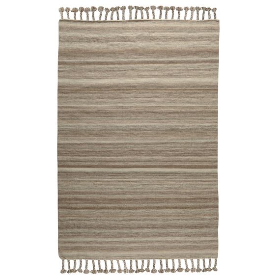 Ковер из шерсти и хлопка с кисточками из коллекции Ethnic, 70х160 см, Tkano