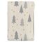 Плед из хлопка с новогодним рисунком Magic forest из коллекции New Year Essential, 130х180 см, Tkano