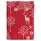 Плед из хлопка с новогодним рисунком Winter fairytale из коллекции New Year Essential, 130х180 см, Tkano