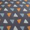 Комплект постельного белья из сатина мятного цвета с принтом Triangles из коллекции Wild, 200х220 см, Tkano, изображение 5