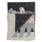 Плед из хлопка с новогодним рисунком Polar bear из коллекции New Year Essential, 130х180 см, Tkano, изображение 5