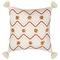 Подушка декоративная с кисточками и вышивкой Geometry из коллекции Ethnic, 45х45 см, Tkano