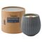 Свеча ароматическая с деревянным фитилём Nutmeg, Leather & Vanilla из коллекции Edge, серый, 60 ч, Tkano