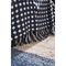 Покрывало из хлопка Polka dots темно-синего цвета из коллекции Essential, 180х250 см, Tkano, изображение 5