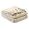 Покрывало из хлопка Warm traditions бежево-серого цвета из коллекции Essential, 230х250 см, Tkano