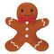 Подушка вязаная Classy gingerbread из коллекции New Year Essential, 40х50 см, Tkano