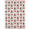 Плед из хлопка с новогодним рисунком Christmas Bows из коллекции New Year Essential, 130x180 см, Tkano, изображение 2